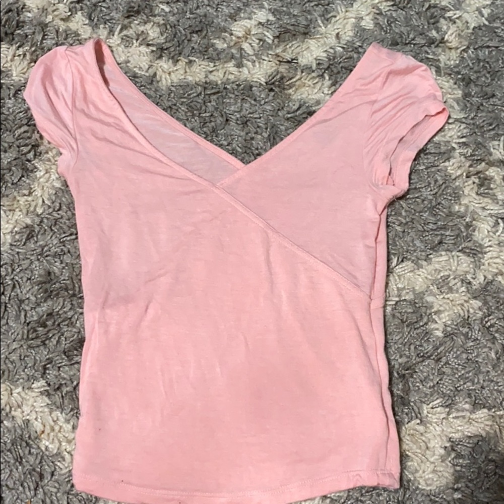 Tight fitted v neck tee